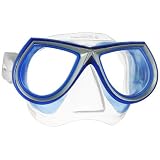 Mares Sporasub Star LiquidSkin Spearfishing Mask - Black with Grey Skirt