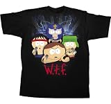 South Park WTF Wrestling Men's Tee, Black