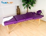 MOVIT  Profi Massageliege / Massagetisch purple NEU