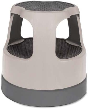 Scooter Stool, 300 lb Cap., 15-7/16 quot;x15-7/16 quot;x15 quot;, Gray
