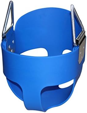 Cute Honey Full-Bucket Assembly Infant Child Swing Seat (no Rope or Chain) in Blue