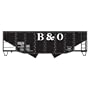 HO RTR 55-Ton Hopper, B&O #557080