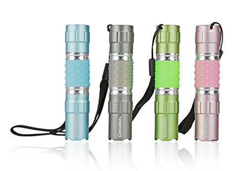 Camelion 4 Pack Glow in the dark flashlights (Colors might vary)