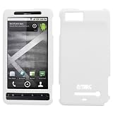 EMPIRE White Rubberized Hard Case Cover for Verizon Motorola Droid X2