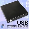 USB 2.0 Laptop CD ROM DVD RW Drive External Caddy Case