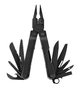 Leatherman Rebar Pince multifonction avec étui  Noir