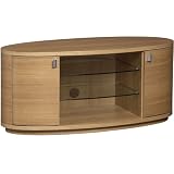 Audinni ECLIPSE 106 - Stunning Oak Curved TV stand AV unit - SUMMER SALE RRP £900!