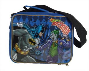  Back to School Saving - Marvel Batman Inslated Lunch Box and Batman Trifold Wallet