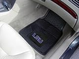 Louisiana State Heavy Duty 2-Piece Vinyl Car Mats 18x27