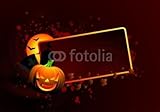 IMAGE OF Wallmonkeys Peel and Stick Wall Decals - Vector Illustration on a Halloween Theme with Pumpkin - 48
