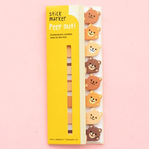 Cute Cartoon Sticker Bookmar Sticky Note Mark Flagss Post It Memo