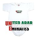 Baby Bodysuit White " Flag United Arab Emirates " Country