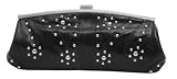 Solas Light Up Harmony Clutch in Black w/ Studs