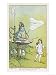 Alice Walks Away from the Caterpillar Collections Giclee Poster Print by W.h. Walker,...