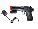 Desert Eagle Style Airsoft Electric Pistol with Light, Charger