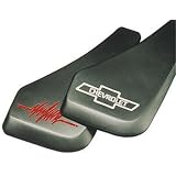 Highland 1028700 Black Pontiac Logo Molded Splash Guard  - 2 Piece by Highland