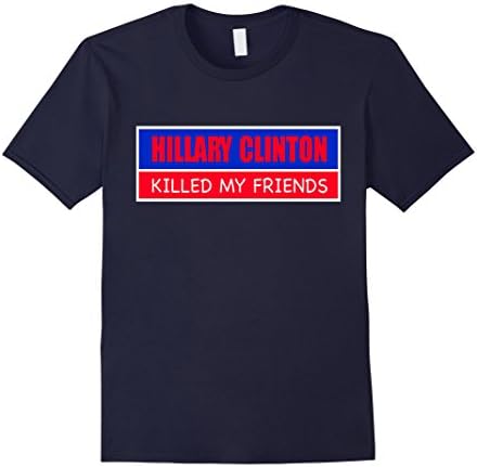 Men's Hillary Clinton killed my friends 2XL Navy