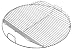 Weber 7436 Replacement Hinged Cooking Grate
