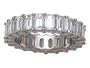 7.00 cttw Karina B(tm) Emerald Cut Diamonds Eternity Band LIFETIME WARRANTY