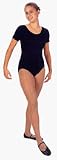 Women's Scoop Neck Short Sleeve Leotard