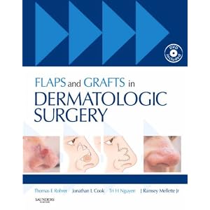 Click here to buy Flaps and Grafts in Dermatologic Surgery: Text with DVD by Thomas E. Rohrer MD, Jonathan L. Cook MD, and Tri H. Nguyen MD.