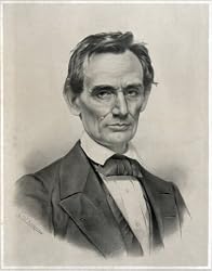 Lincoln Lithograph by John H. Bufford, ca. 1867 - Remarkable 16"x20" Photographic Print from the Library of Congress Collection