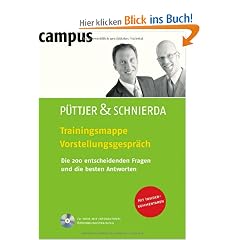 Trainingsmappe Vorstellungsgespr�ch: Die 200 entscheidenden Fragen und die besten Antworten  Mit CD-ROM