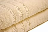 SuperSoft Cotton Bath Sheet. Colour. Cream.