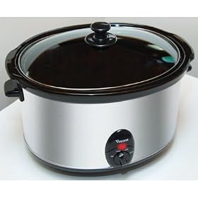220 Volt (NOT USA COMPLIANT) Verona Slow Cooker 6.5Qt Stainless by Verona Slow Cookers