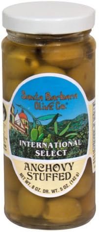 Santa Barbara Olive Co. Anchovy Stuffed Olives 24x 5 Oz