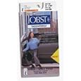 "Jobst Women Pattern Trouser Socks, Knee Length 8-15 mmHg Compression, Black Color, Size: Medium - 1 Piece"