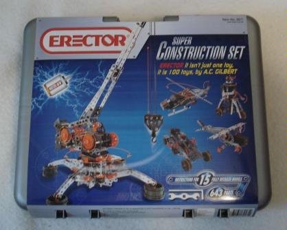 Erector Motorized Construction Set - 25 Models