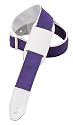 Levy's Leathers Polypropylene Girls' Guitar Strap,Purple