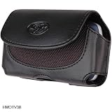 LEATHER CASE POUCH (with BELT CLIP) for MOTOROLA RAZR V3, V3i, V3c, V3t, V3r, V3m, V3e, V3x (AVAILABLE IN PINK AND BLACK)