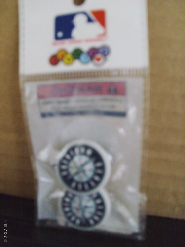 Seattle Mariners Logo Jibbitz Shoe Accessories, Set of 2