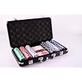 Pokerkoffer mit 300 Chips schwarz Edition