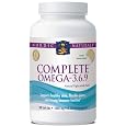 Nordic Naturals Complete Omega 3.6.9, Lemon Flavored, 180 Soft Gels