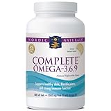 Nordic Naturals Complete Omega - 3.6.9, Lemon Flavored, 180 SoftGels, Bottle