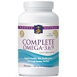 Nordic Naturals Complete Omega 3.6.9, Lemon Flavored, 180 Soft Gels ~ Nordic Naturals