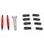 Traxxas Front, Rear Alum. Toe Links, Red:Slaye TRA5938R