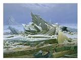 The Polar Sea, 1824 Fine Art Giclee Poster Print by Caspar David Friedrich, 24x18