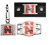 Nebraska Cornhuskers Leather Cuff Bracelet/Shoe Thingz Charm/Cell Phone Charm Package