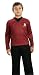 Search : Rubies Costume Co. Star Trek Movie Child's Deluxe Red Shirt Costume with Dickie, Pants with Attached Boot Tops and Emblem Pin, Large