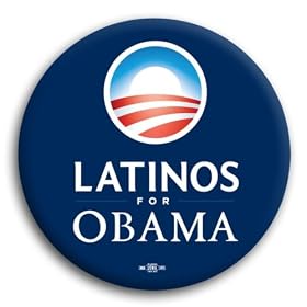 Barack Obama Official Campaign Latino Button - Pin