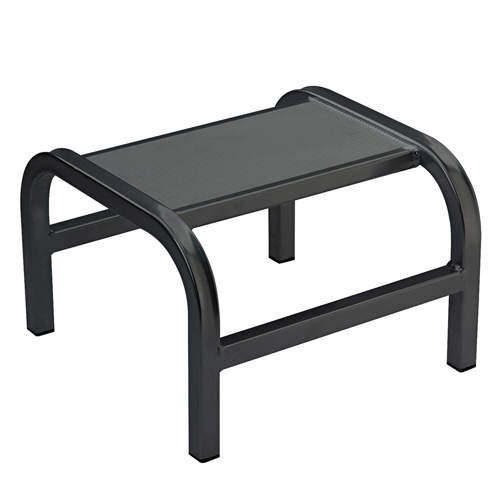 Pal Aluminum Step Stool, 14w x14d x9h, Black