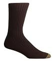 Gold Toe Men's Canterbury Dress Sock, Brown,Sock Size 10-13, 3-Pack