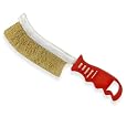 9" Brass `Skinny` Knife Brush - GREAT Grill Brush