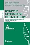 Research in Computational Molecular Biology: 9th Annual International Conference, RECOMB 2005, Cambridge, MA, USA, May 14-18, 2005, Proceedings ... Science Lecture Notes in Bioinformatics)