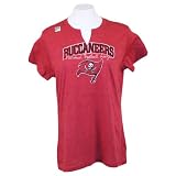 Tampa Bay Buccaneers Women's Cut NFL T-Shirt - Red - Large