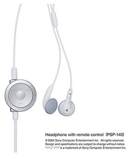 PSP-only headphones with remote control (PSP-1000 series only) (PSP-140 (W)) 
PSP-only headphones with remote control (PSP-1000 series only) (PSP-140 (W))